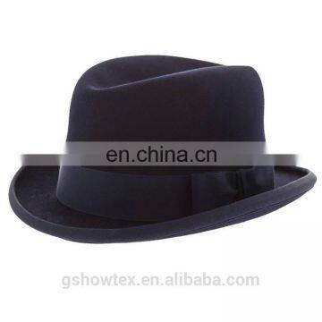 Fashion design mountain man 100% merino wool felt hat