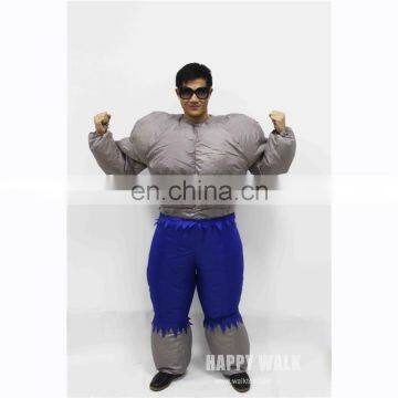 EN71 Good Quality Inflatable Costume Muscle Man Costume Cosplay Costume Can Blower photo-2