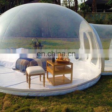 Outdoor clear inflatable bubble tent price for sale made in china