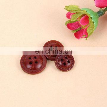 Mother of Pearl Shell Sewing Agoya Shirt Button Brown