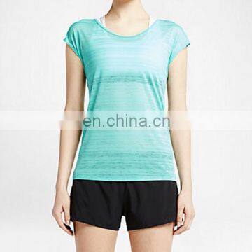 Yihao 2015 New Arrival t Shirt Wholesale Woman T-shirt Short-sleeve Dry Fit Plain Blank T-shirt photo-3