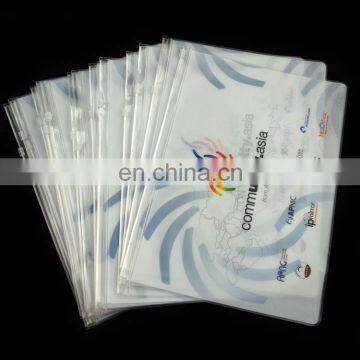 Promotional Resealable Custom A4 Plastic Zipper Bag