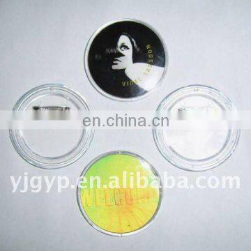 Hot selling High Quality Promotional Plastic Button Badge