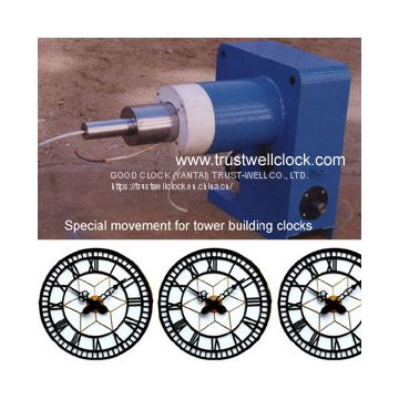 movement with stepper motor for tower outdoor clocks