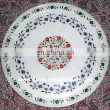 White Fashionable Intricate Designer Plate