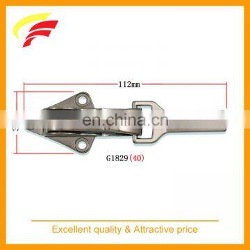 zinc alloy ( zamak ) joint buckle hook for fixing on belt with rivets