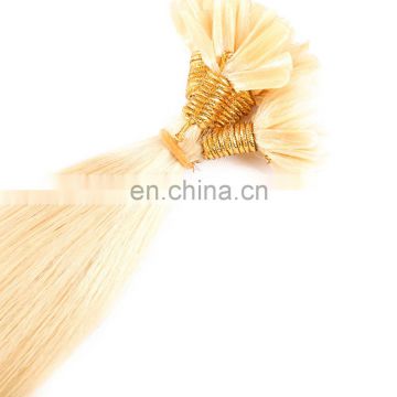 new products high quality Best Quality indian remy hair huamn hair extension flat tip hair colors