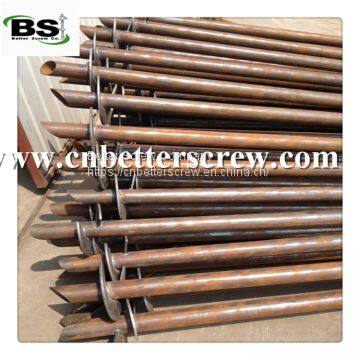 Round Shaft Helical Screw Pile for Building