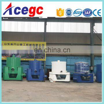 Automatic discharge gold concentrator horizontal type