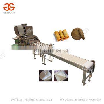 Automatic Pastry Sheet Wrapper Injera Making Spring Roll Machine photo-4