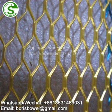 One way vision aluminum mesh screen