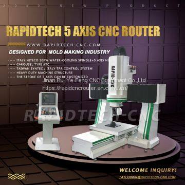 High Level Atc Cnc Machine 5 Axis Cnc Router Machine photo-3
