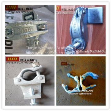 EN 74/ BS1139 HDG&E-galvanized Drop Forged Tubular Fitting Clamp