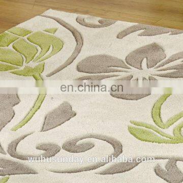 Beautiful Round Design Tianjin Factory Hand Tufted Tapis Floor Shaggy Carpet photo-6