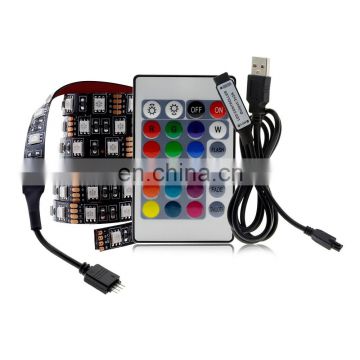 USB LED Strip 5050 DC 5V Waterproof RGB LED 60leds Light Flexible For TV Background Lighting