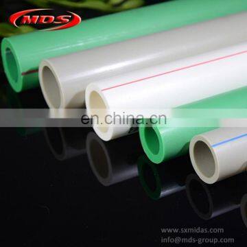 S4 PN12.5 green color 25mm ppr plastic cold pipe price