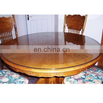 Factory Wholesale Cheap price 6mm 8mm 10mm Round Tempered Glass Table Top