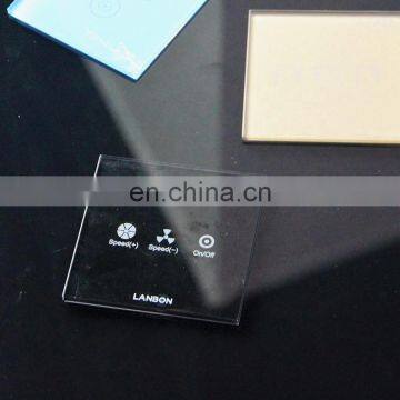 Wall Switch Touch Tempered Glass Panel