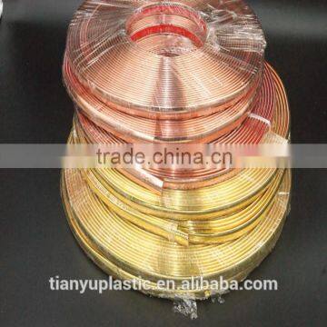 pvc edge bands/banding /strip /silver and golden color