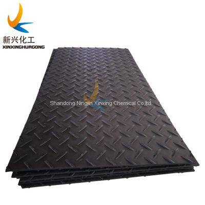 Track Road Access Mats 4 x 8 Ground Protection Plates HDPE Crawler Road Mats