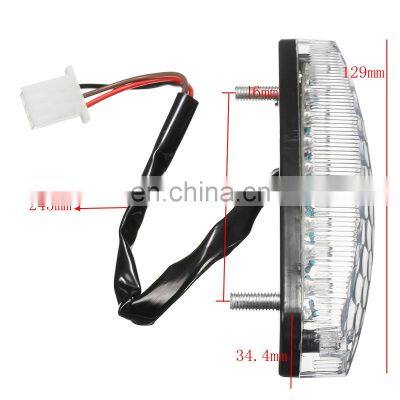 Red LED Motorcycle ATV Rear Tail Brake Light For 50 70 110 125cc ATV Quad Kart TaoTao Sunl Chinese Motorcycle Light photo-5