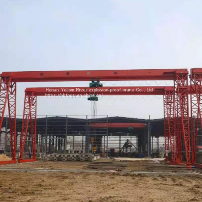 MH 1t Electric Gantry Crane，Outdoor Stockyard, Gantry Crane, Electric Hoist photo-3