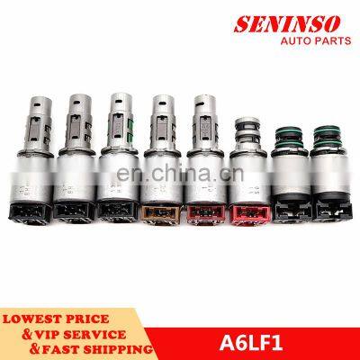 Genuine Used OEM  A6LF1  8 Pcs Set Automatic Transmission Solenoid Fit For Hyundai For Kia A6LF1 Transmission