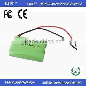 2014 5A/4A/AAA/AA/ASC/C/D nickel mteal hydyride ni-mh battery 9.6v 600mah