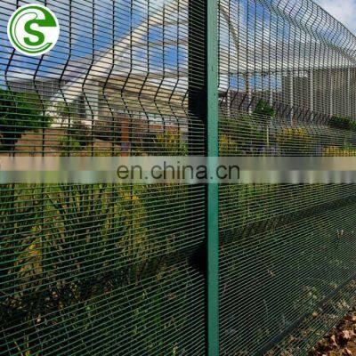 Vandal resistant anti climb black ClearVu security fencing South Africa