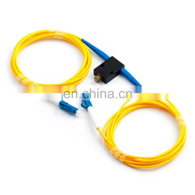 LC UPC Single Mode Variable Optic Attenuator Fiber Patchcord VOA In-Line 0~60dB Optical Patchcord Fiber Jumper