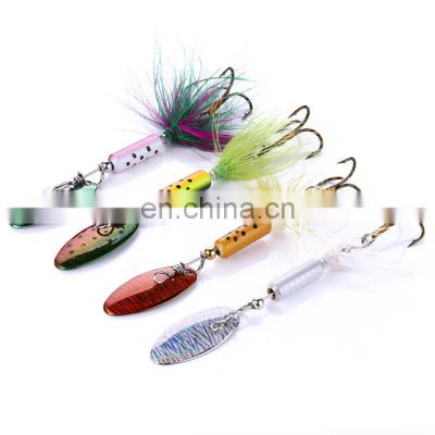 65mm 3.5g Spinner Fishing High Quality Wholesale Exported Fishing Bait Metal Artificial Fishing Lure