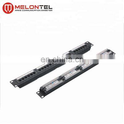 MT-4012 Fully Stocked 24 Port Data Patch Patch 110 IDC Patch Panel With Label Holder