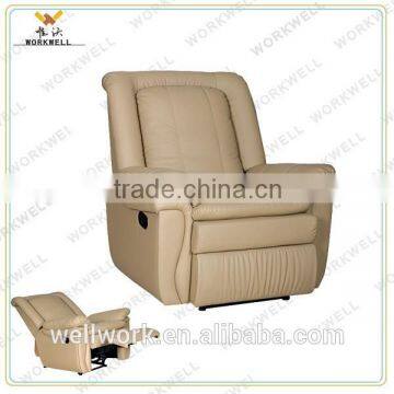 WorkWell most popular pu leather luxury recliner sofa Kw-Fu40