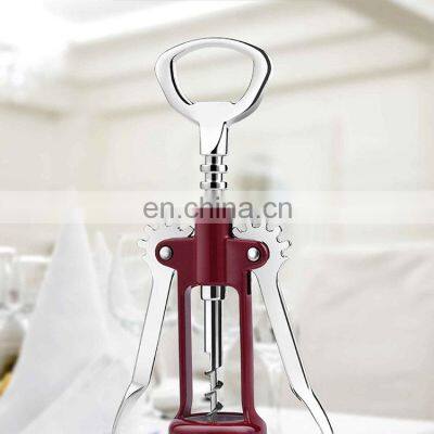 Promotional Stainless Steel Travel Beer Liquor Corklifter Jar Manual Can Cork Corkscrew Wine Bottle Opener