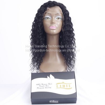 Long Curly Natrual Color Human Hair Wig Vendor