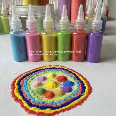 12 Color Sand Painting Sintered Colored Sand 10 g Pack photo-2