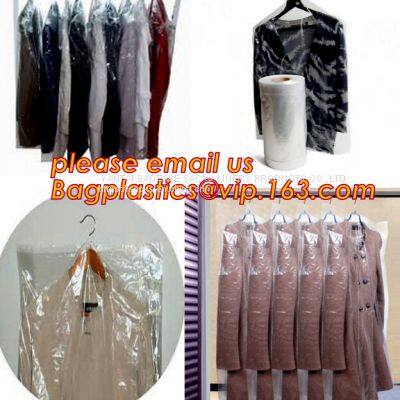 Perforated Clear Plastic Garment Cover on Roll,disposable Plastic Garment Bags in Dry Cleaner,Suit Dress Garment Bag for photo-4