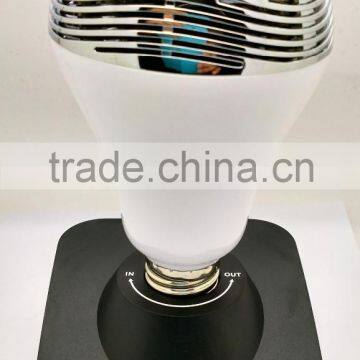 AC100V- AC240V Power Supply 3Watt Bluetooth Speaker With LED Light Bulb 6Watt Coming With Managing Mobile APP Via Bluetooth 4.0 photo-2