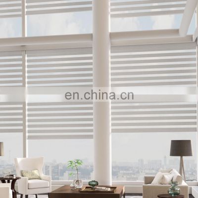 Smart Wifi Tuya App Controlled Rolling Sun Zwave Blind Horizontal Roller Blinds Motorised Zebra Shades Duo Shade