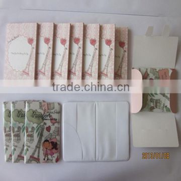 Travel PVC Passport Holder For Promotion