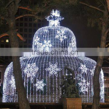 2015 street snowflake light christmas decorations