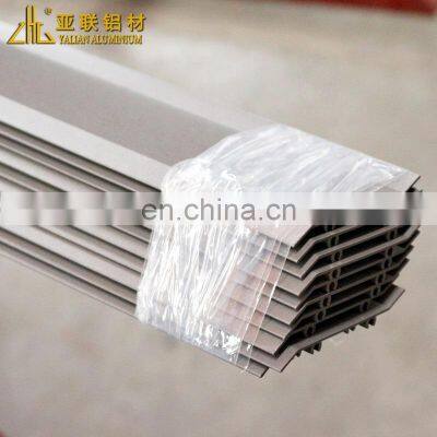 6063 T5 Aluminum Louver Blade / Alu Louvre Profiles / Z Profile Aluminum Extrusion Blade photo-2