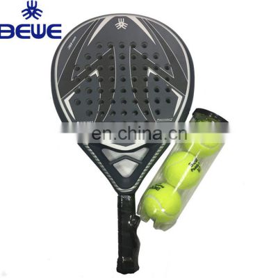 2018 New Wholesale Price Custom Full Carbon Paddle Racket