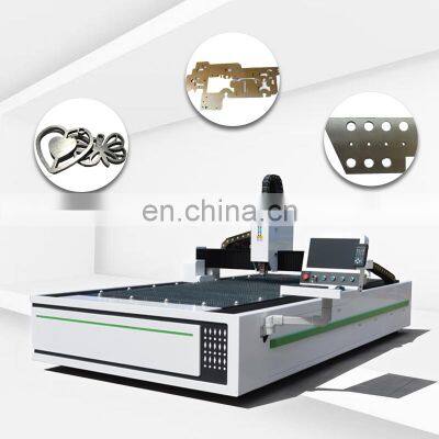 Low Cost 1500x3000mm Table size CNC fiber laser cutting machine for metal sheet