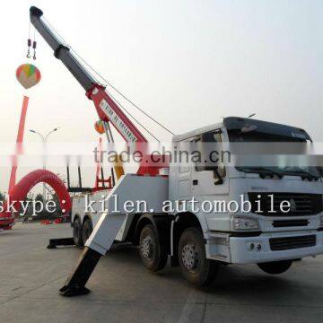 SINOTRUK 6x4 8x4 road construction wrecker truck/road block remover