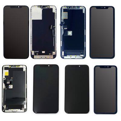 Hot Sale Display For iPhone X XR XS 11 12 13 Pro Max Mini Mobile Phone Lcds Touch Screen Replacement Cellphone TFT LCD Display