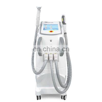 Vertical 3 in 1 Magneto 360 Optical Laser Tattoo Removal Hair Remove Machine Hair Removal Machine RF face lifting