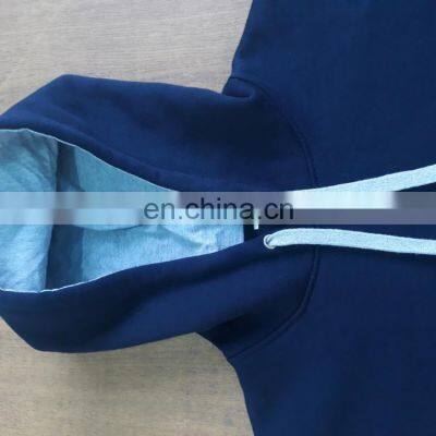 Custom Wholesale Blank Pullover Hoodies Men Long Neck Hoodie Crew Neck Sweatshirt Long Line Hoodie for Men photo-4