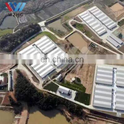 Low Price Low Cost Prefab Two Story Structure Steel Frame Warehouse Prefabricated School Building With Good Quality