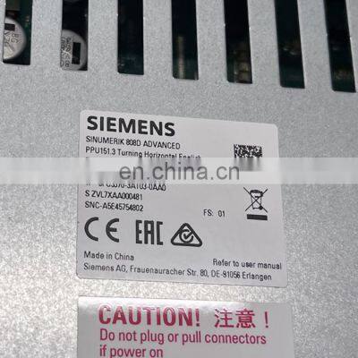 SIEMENS SINUMERIK 808D 840D Advanced CNC Brand New Touch Control Panel 6FC5370-2AT03-0AA0